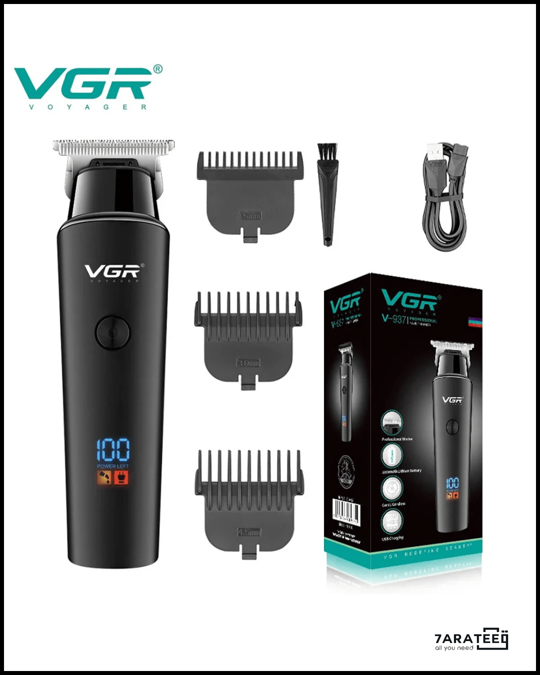 VGR Compact Portable Electric Shaver Machine