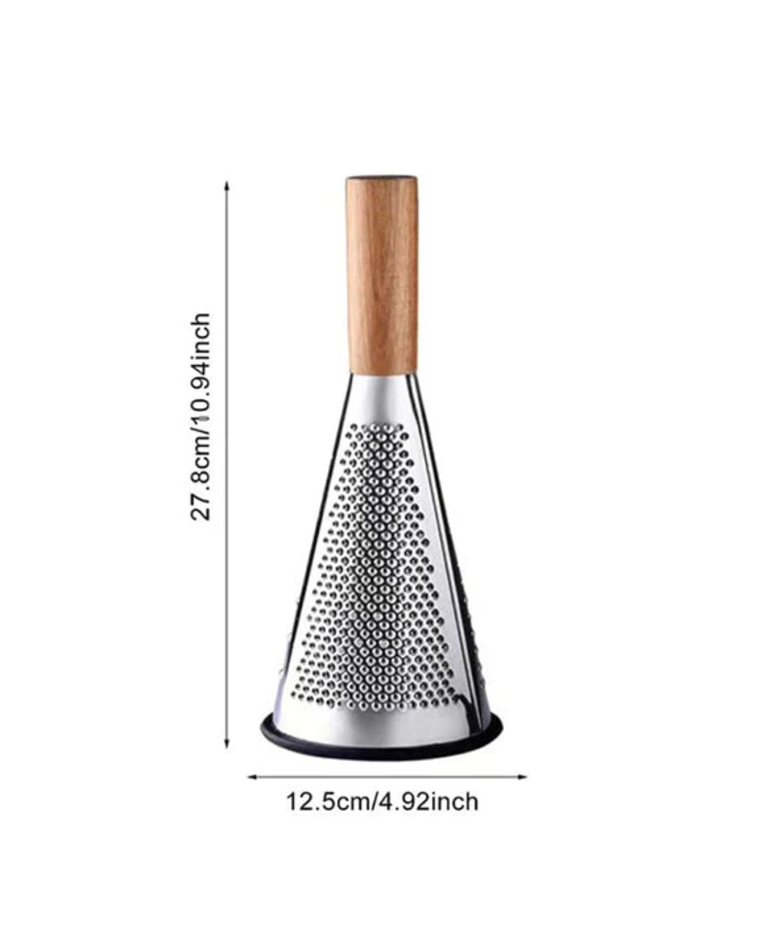 Cone Grater with Wooden Handle