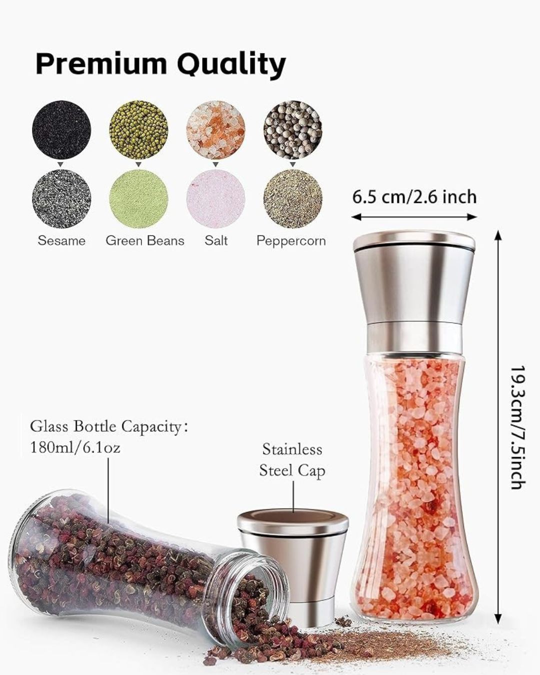 Salt & Pepper Manual Grinder