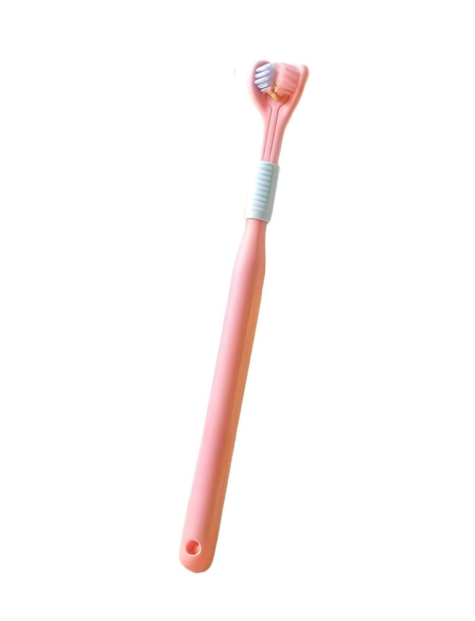 V-Shaped Three-Sided Toothbrush