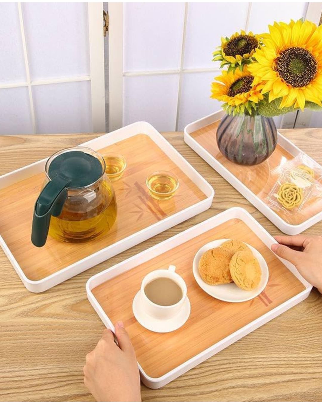 Rectangular Serving Tray Set