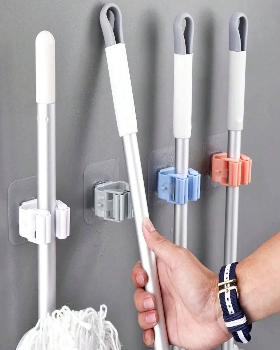 Wall Mounted Mop Clip