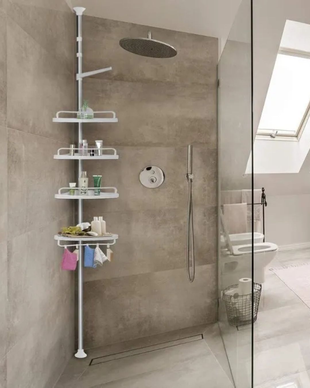 4 Layer Adjustable Shelf Corner Rack