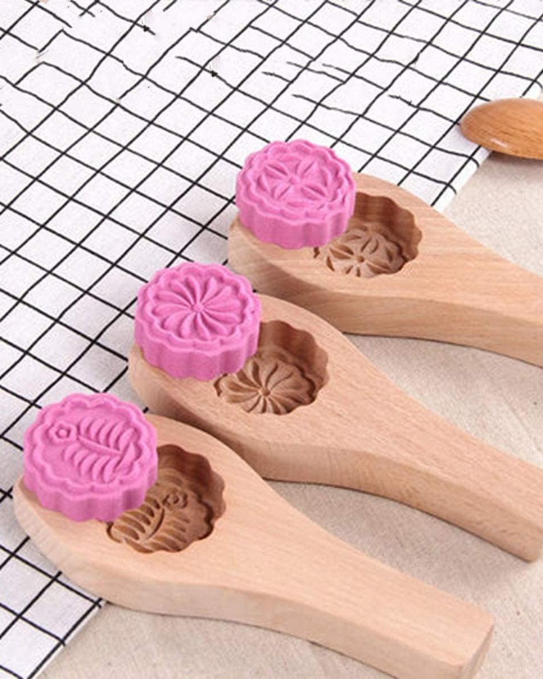 Wooden Cookie/Maamoul Mold