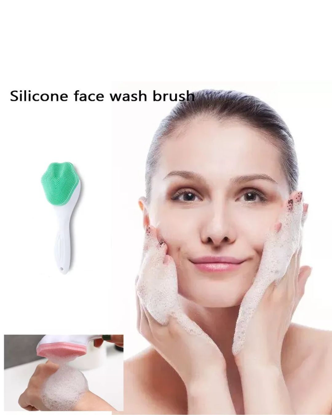 Claw Shape Silicone Face Exfoliating Brush