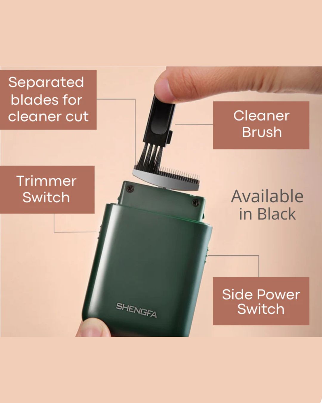 VGR Compact Portable Electric Shaver Machine For Men