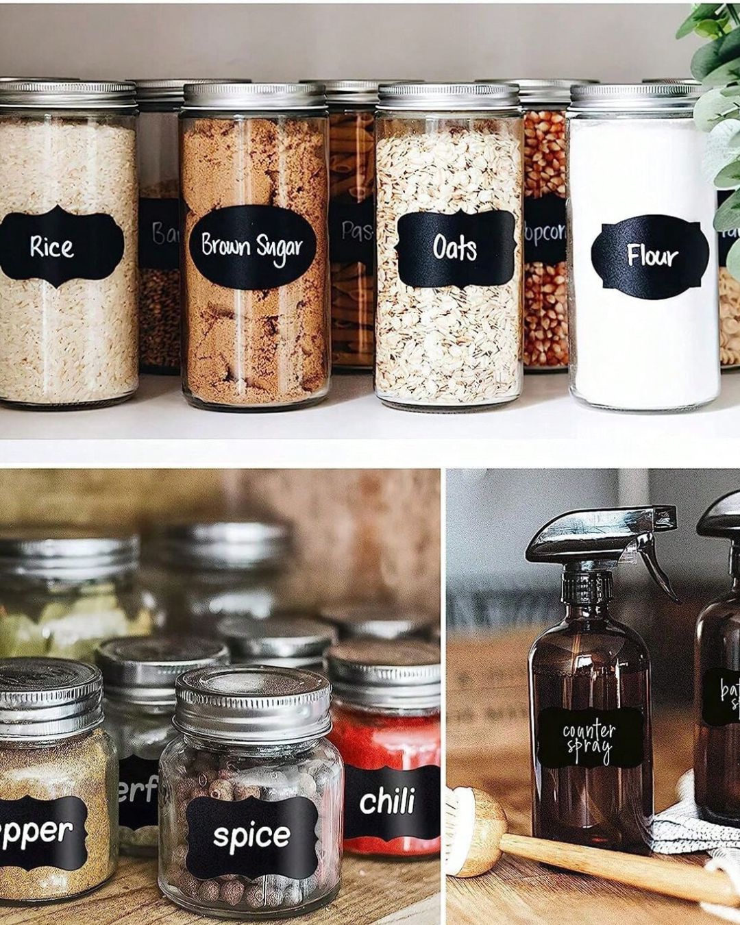 Waterproof Chalkboard Labels with White Marker