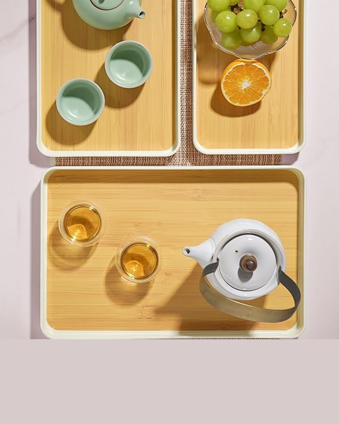 Rectangular Serving Tray Set