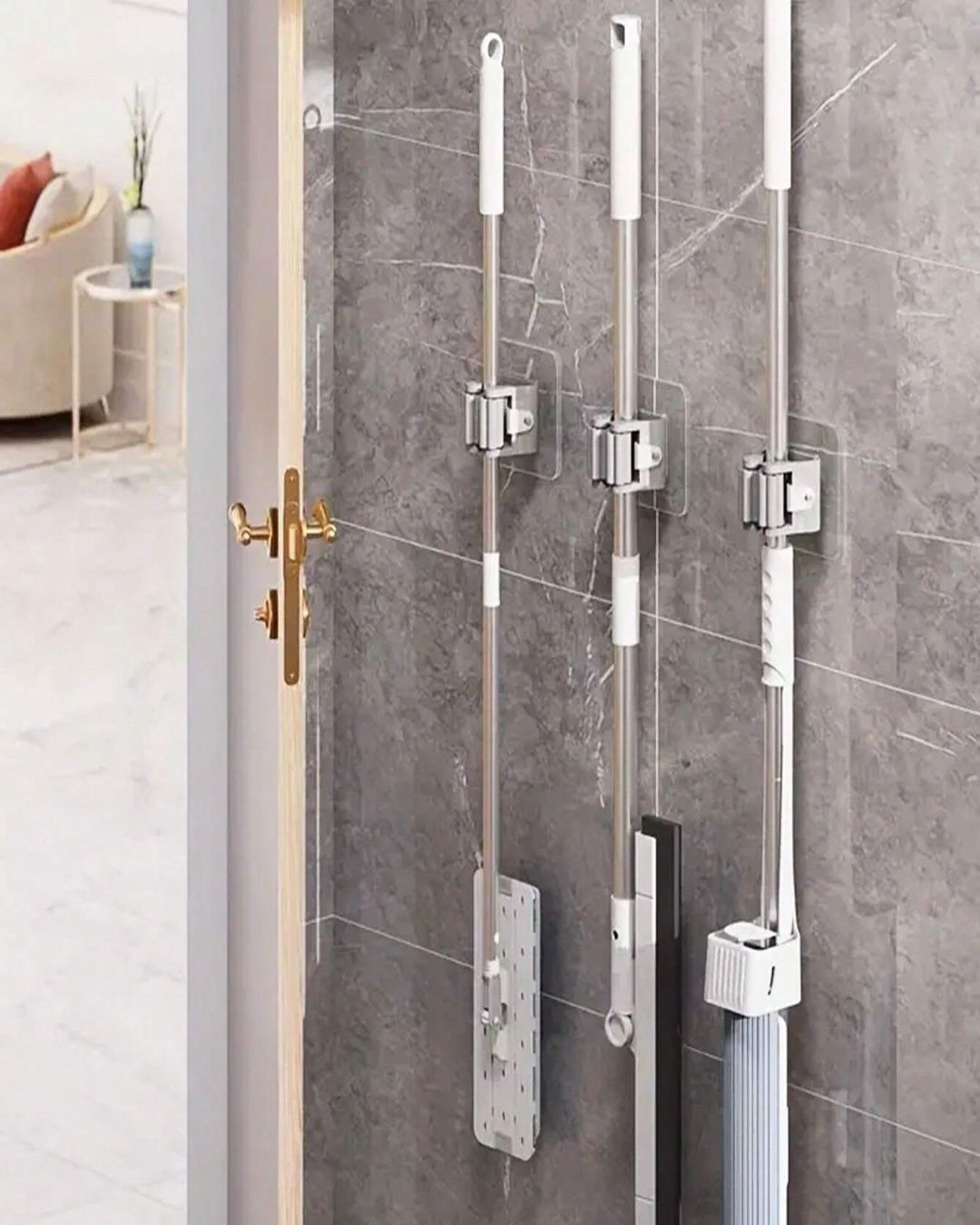 Wall Mounted Mop Clip