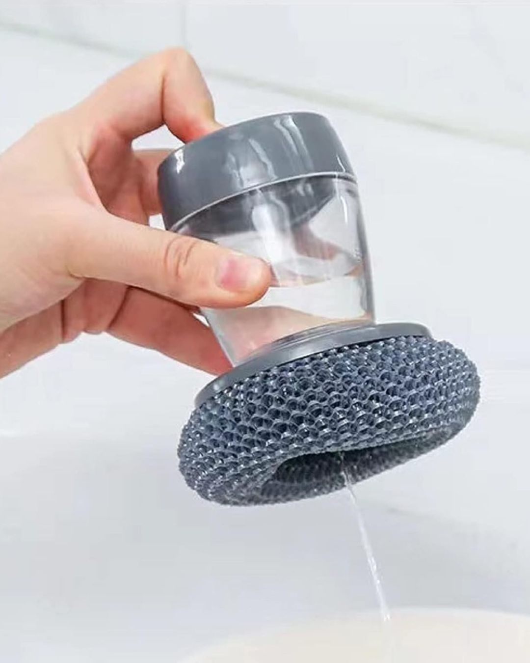Dish Brush With Soap Dispenser