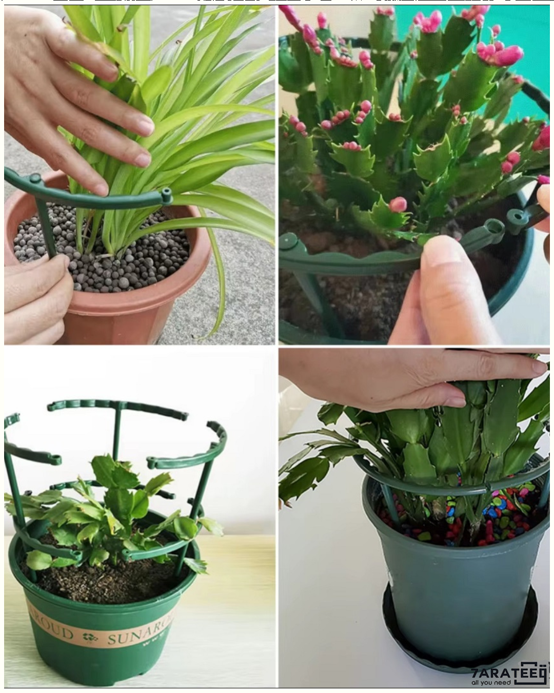 Circular Plastic Plants Bracket