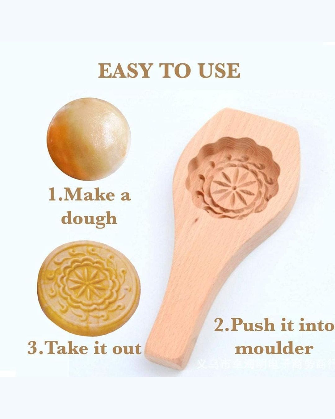 Wooden Cookie/Maamoul Mold