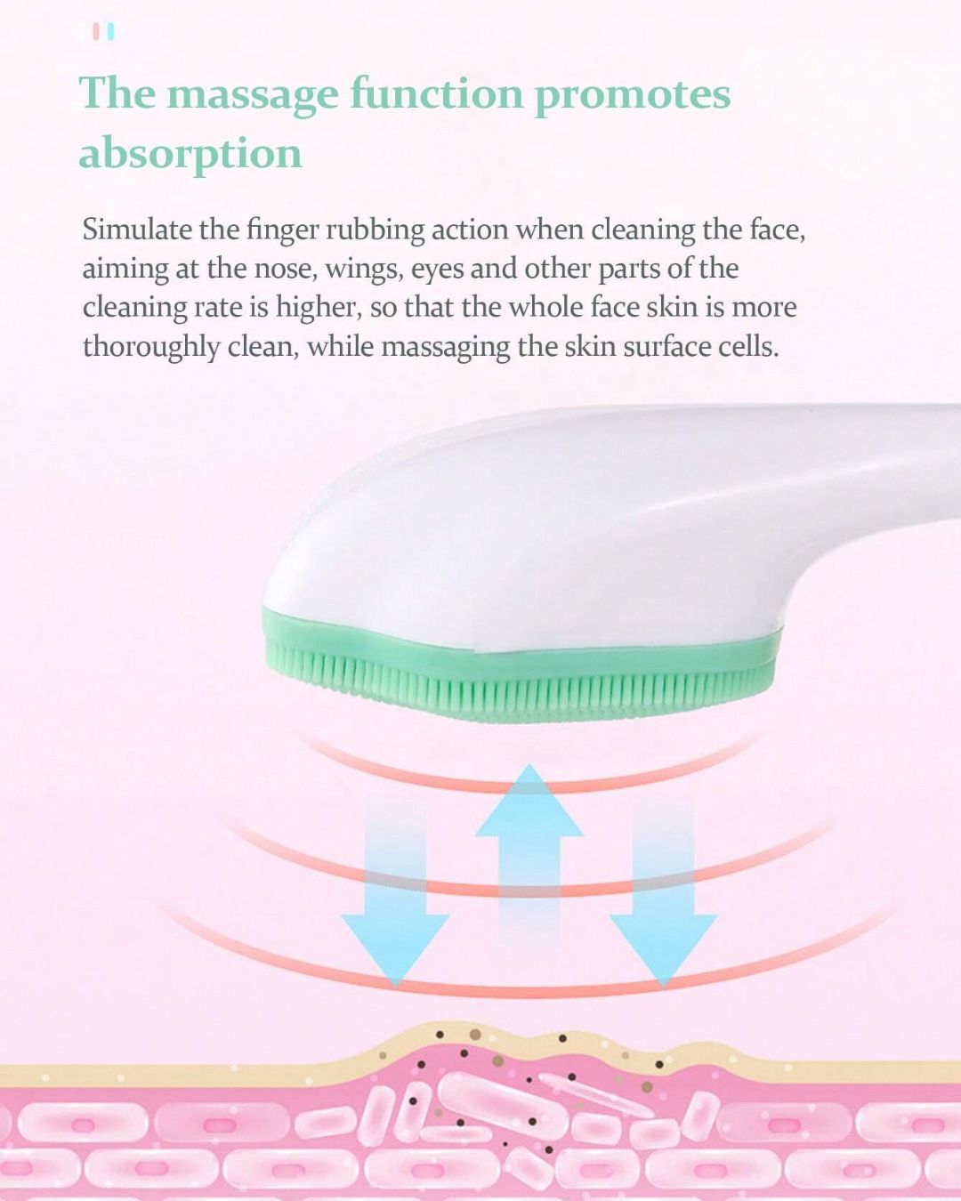 Claw Shape Silicone Face Exfoliating Brush