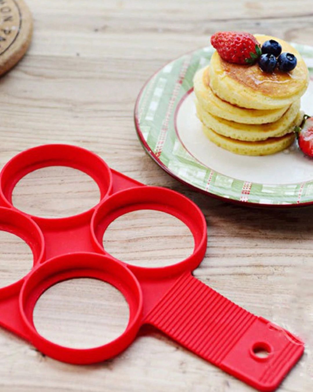 4-Grid Pancake Silicone Mold