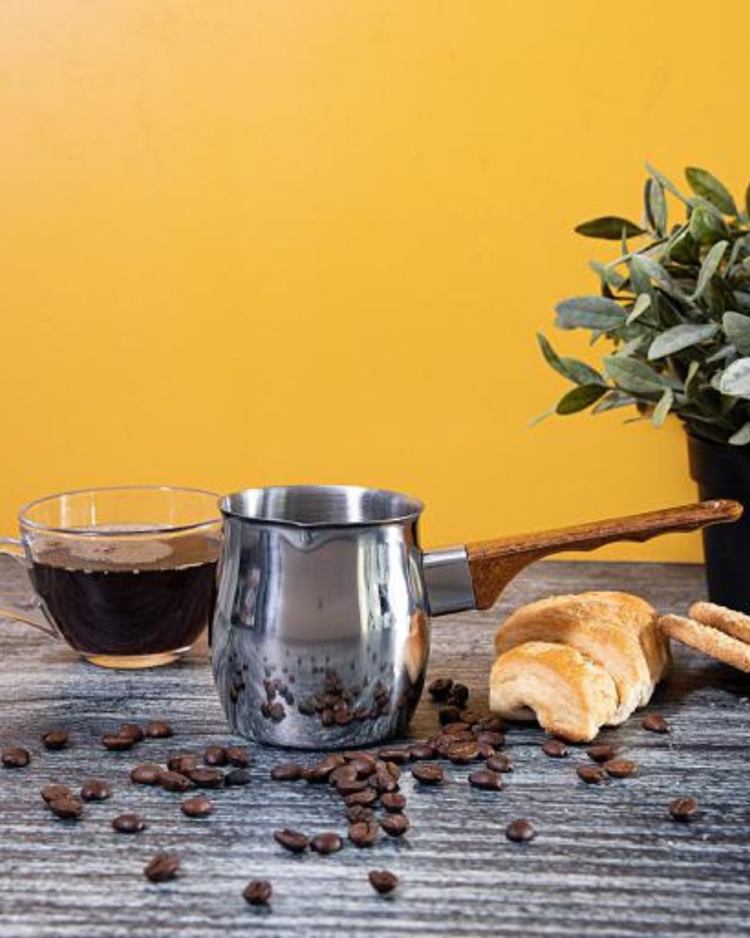 3 Pcs Stainless Steel Arabic Coffee Pot