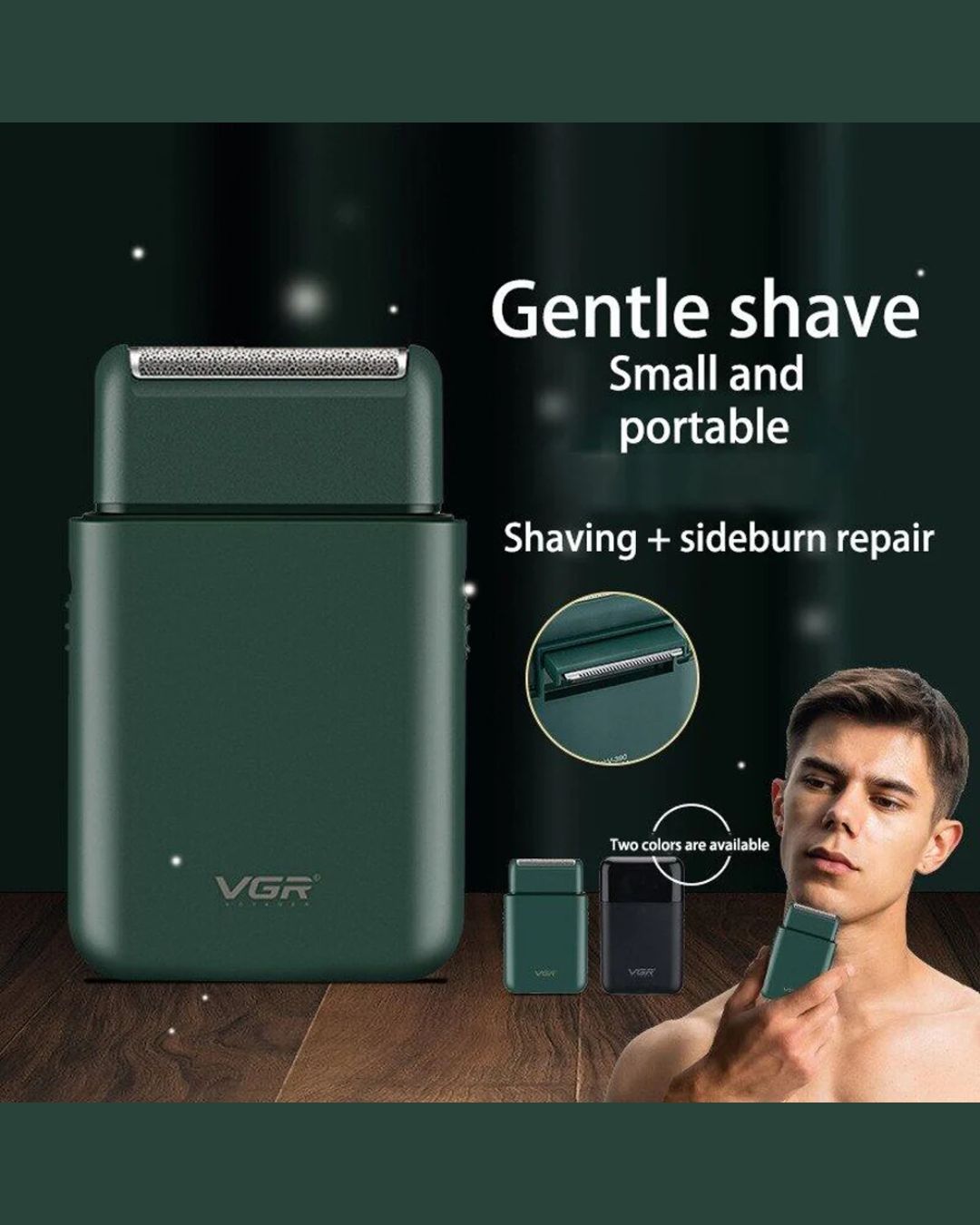 VGR Compact Portable Electric Shaver Machine For Men