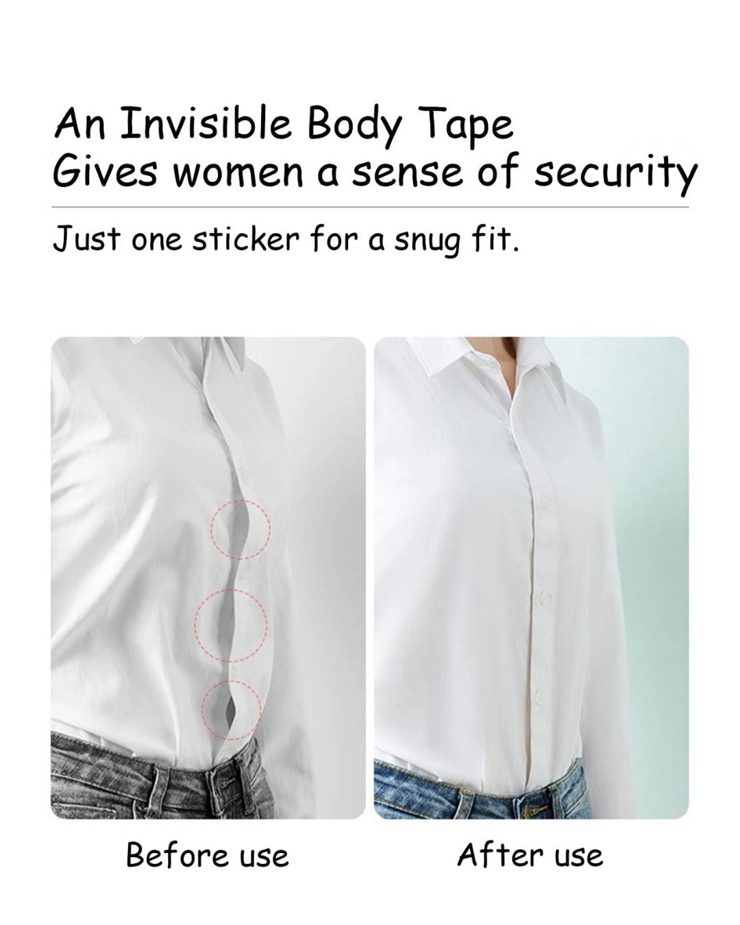 Anti-slip Double Sided Adhesive Tape For Clothes