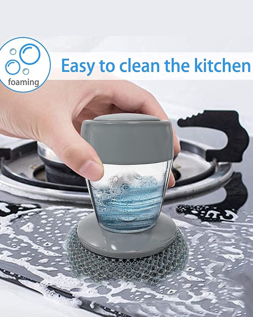 Dish Brush With Soap Dispenser