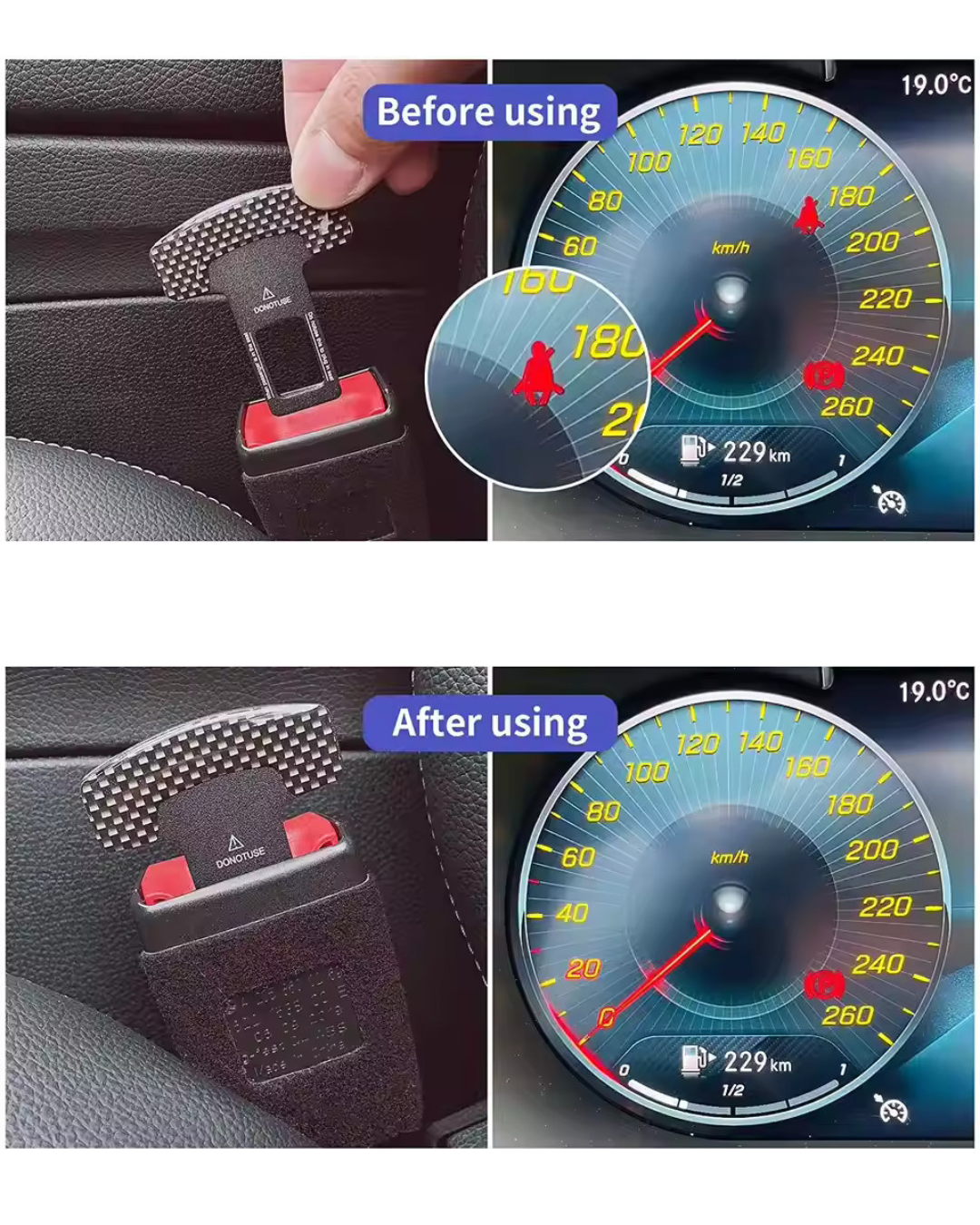 Belt Buckle Alarm Stopper