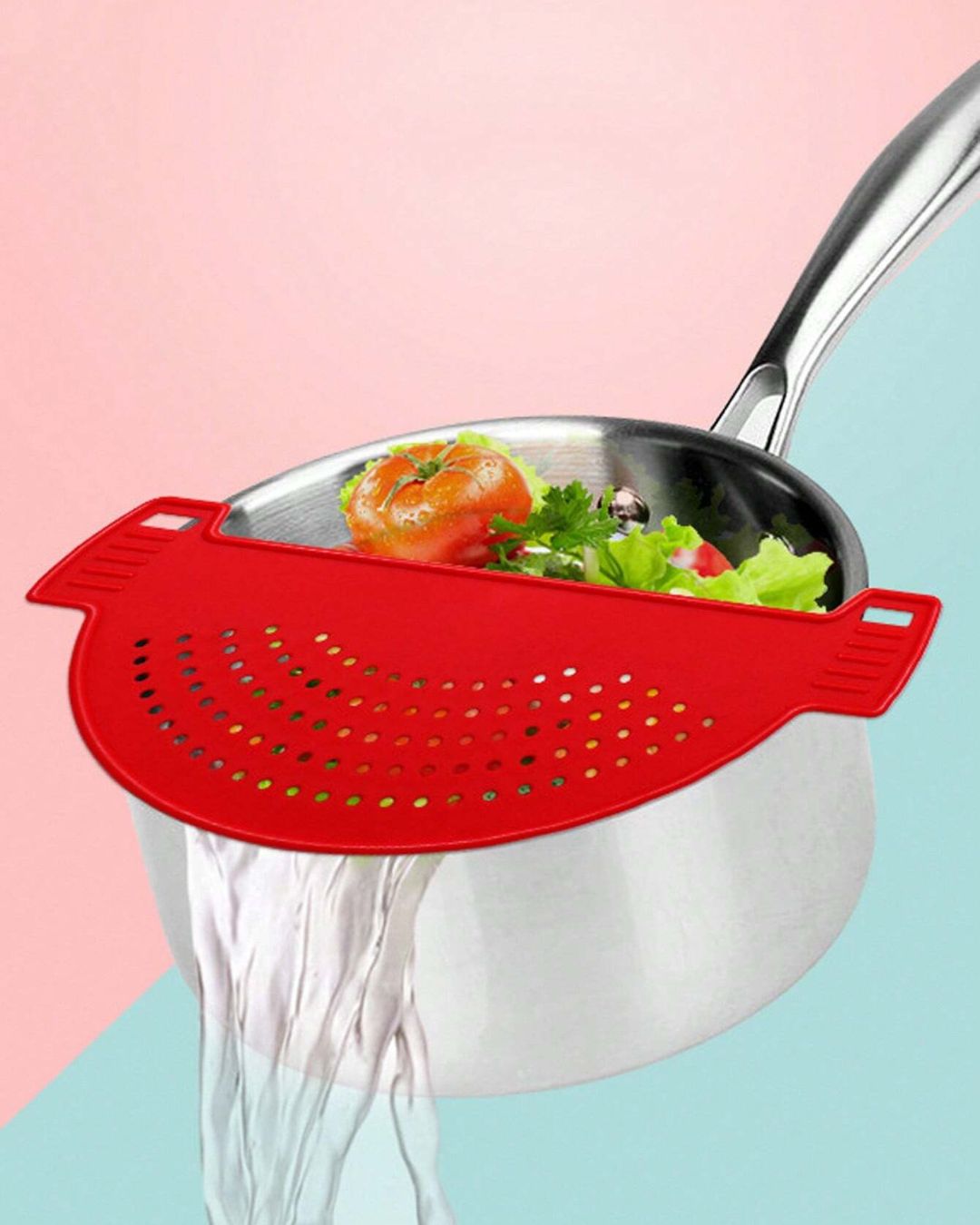 Half Moon Plastic Strainer