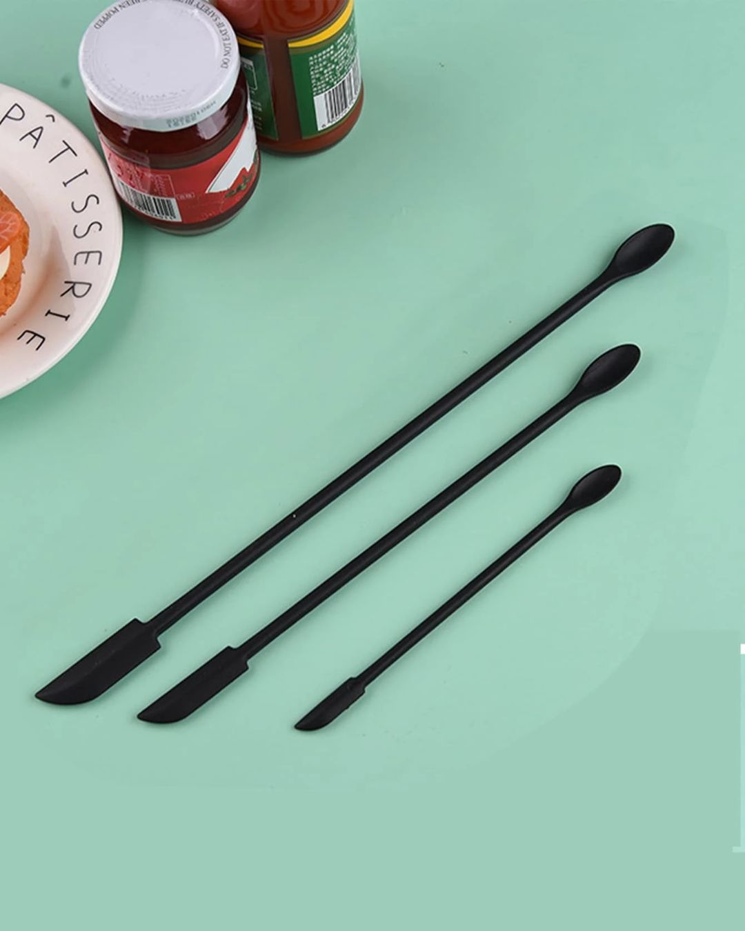Mini Silicone Double-Headed Spatula Set