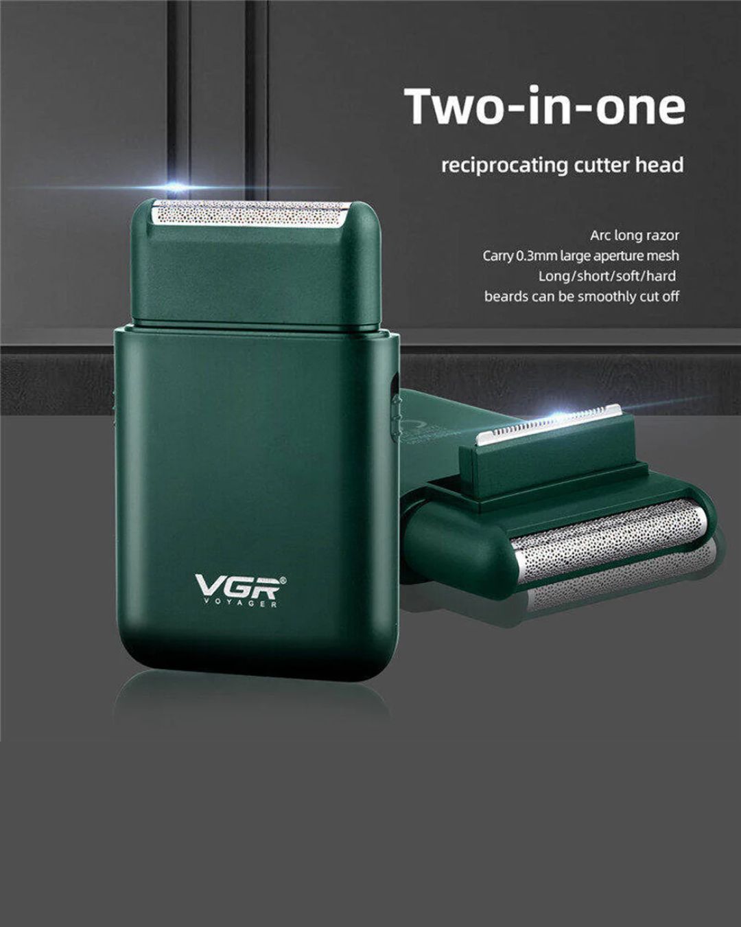 VGR Compact Portable Electric Shaver Machine For Men