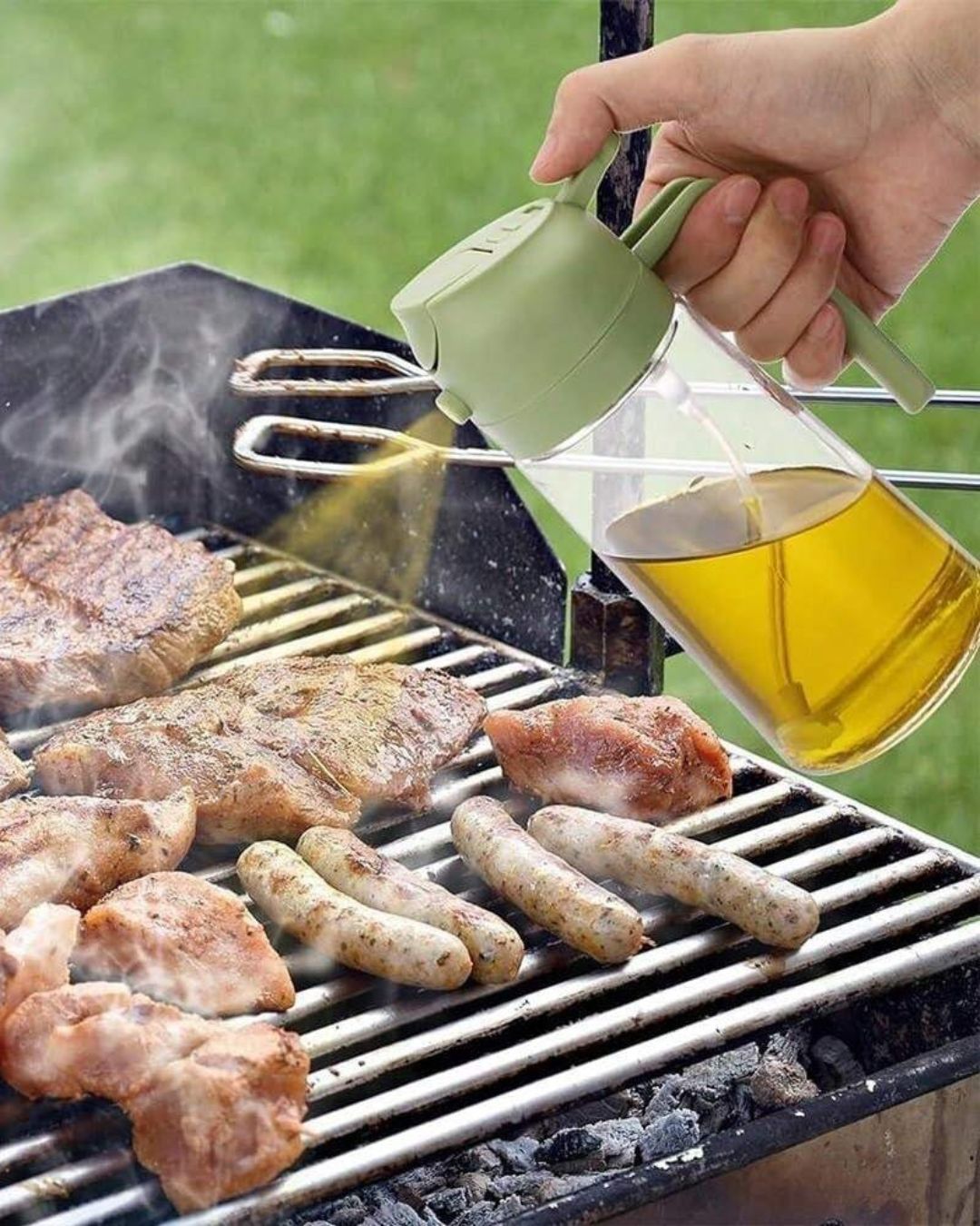 2 in 1 Oil Dispenser Spray Bottle