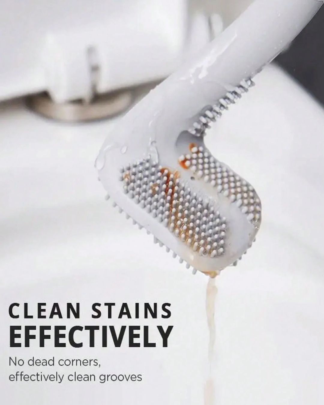 Golf Silicone Head Toilet Cleaning Brush