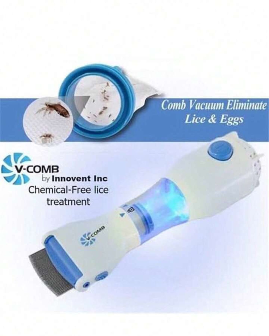 V Comb Electric Flea Lice