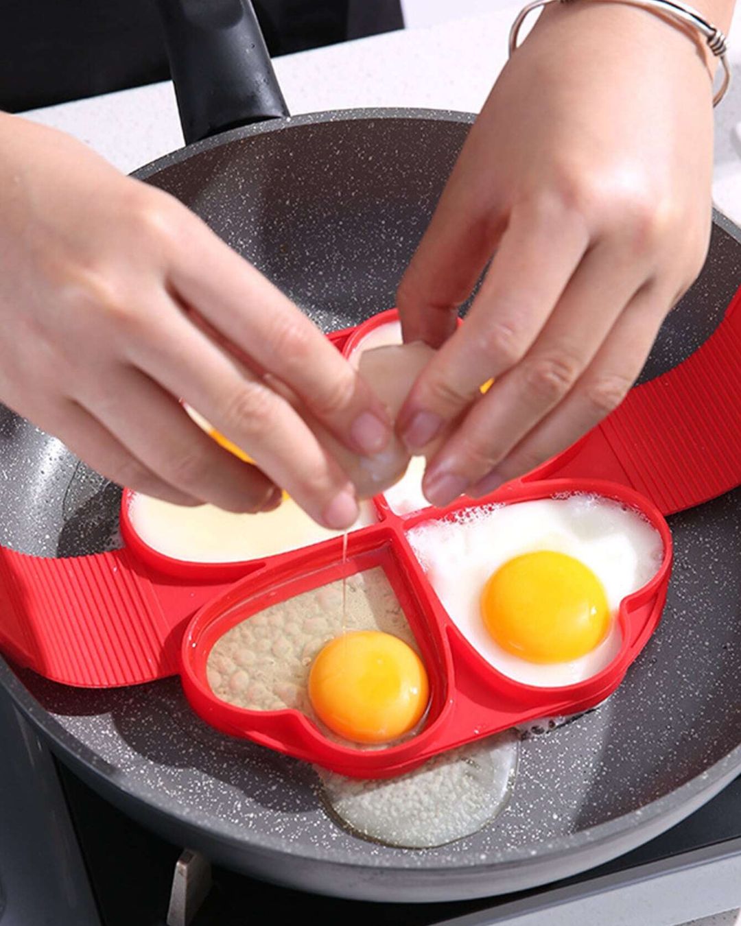 4-Grid Pancake Silicone Mold