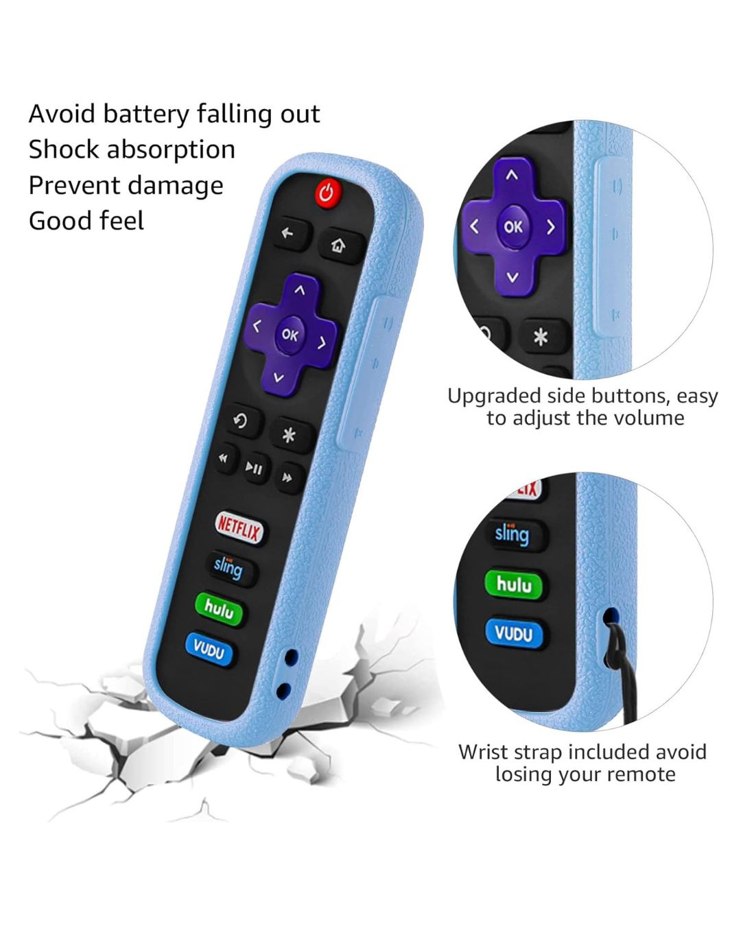 Glow In The Dark Remote Control Cover