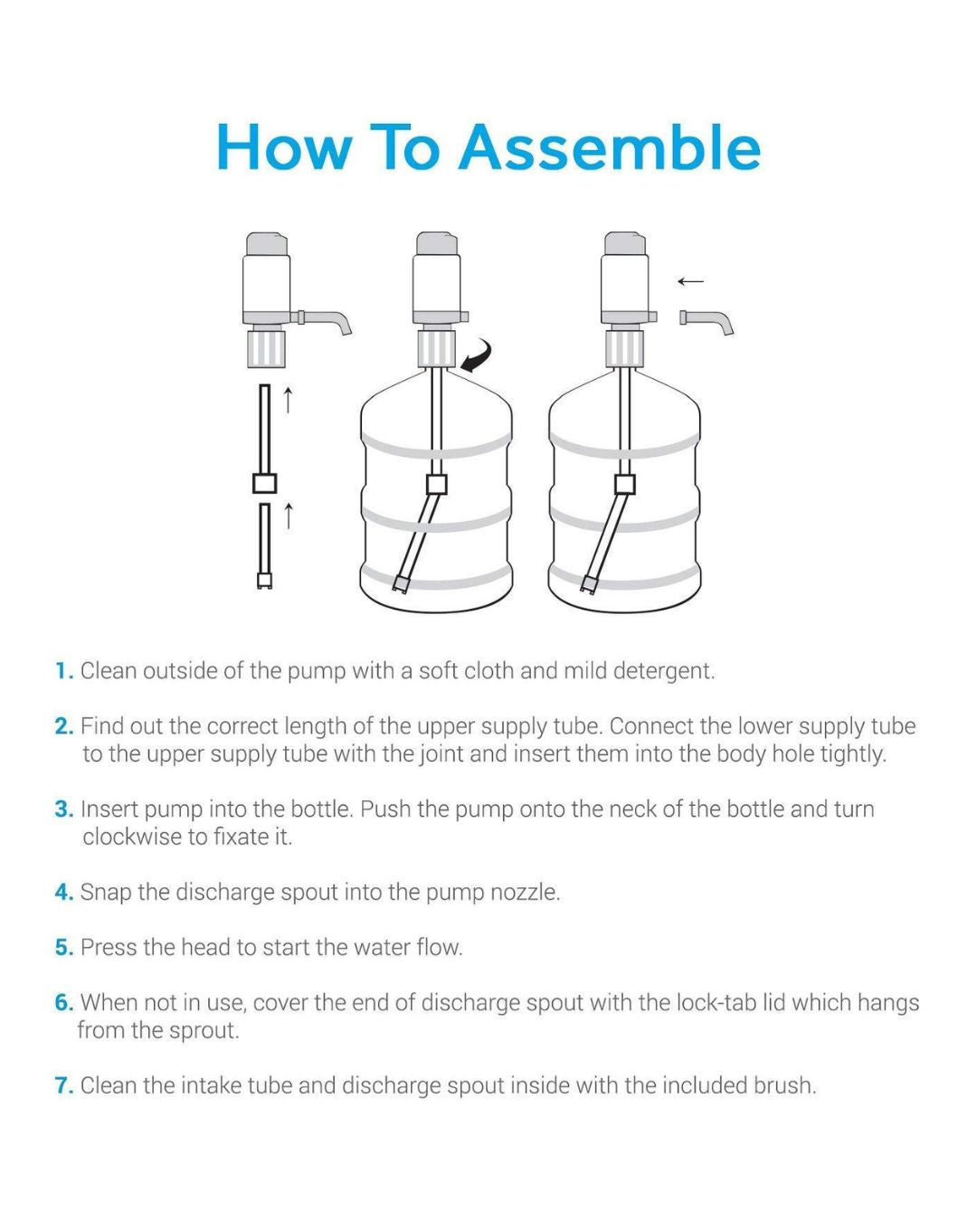 Manual Water Dispenser Pump