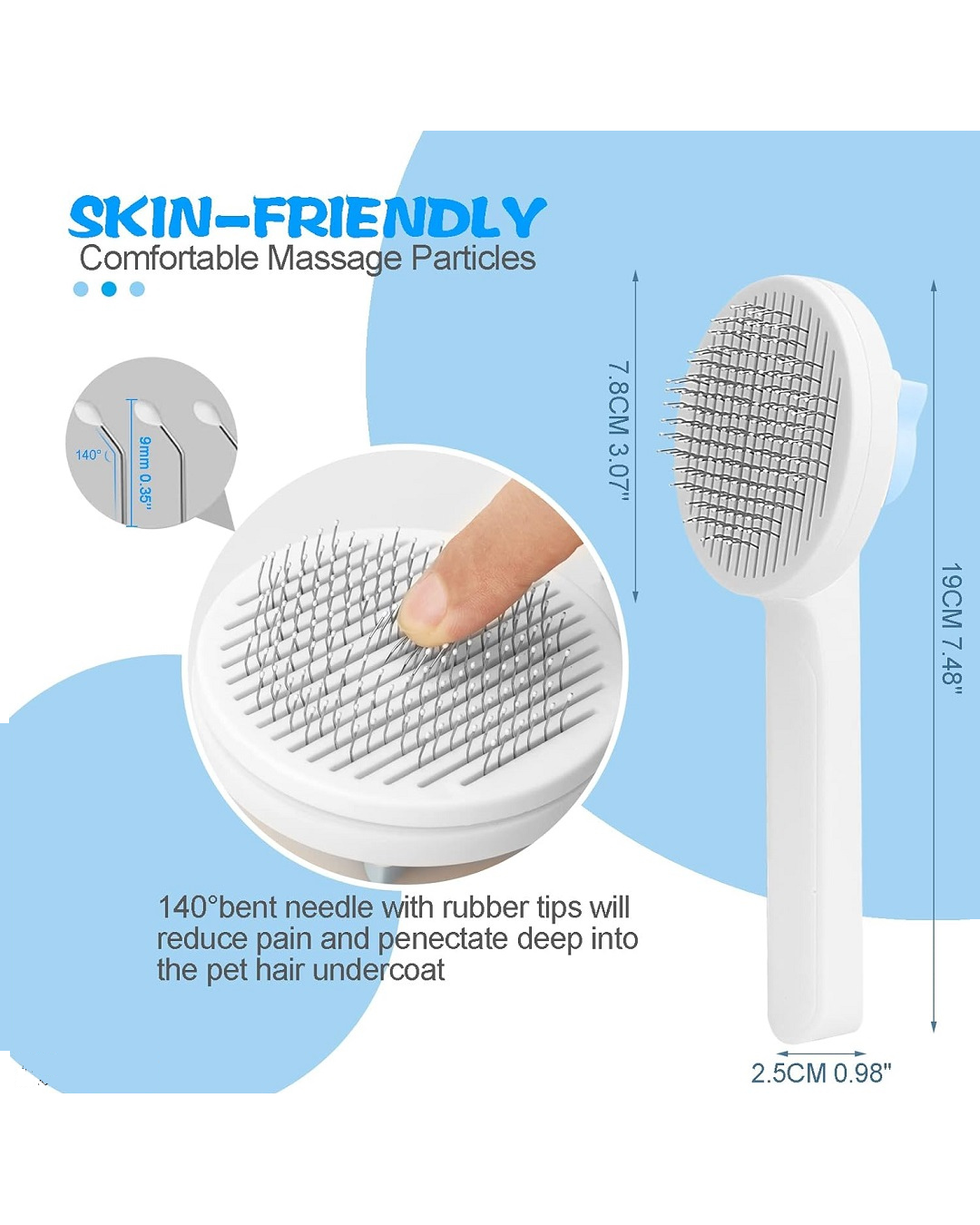 Pet Hair and Grooming Brush