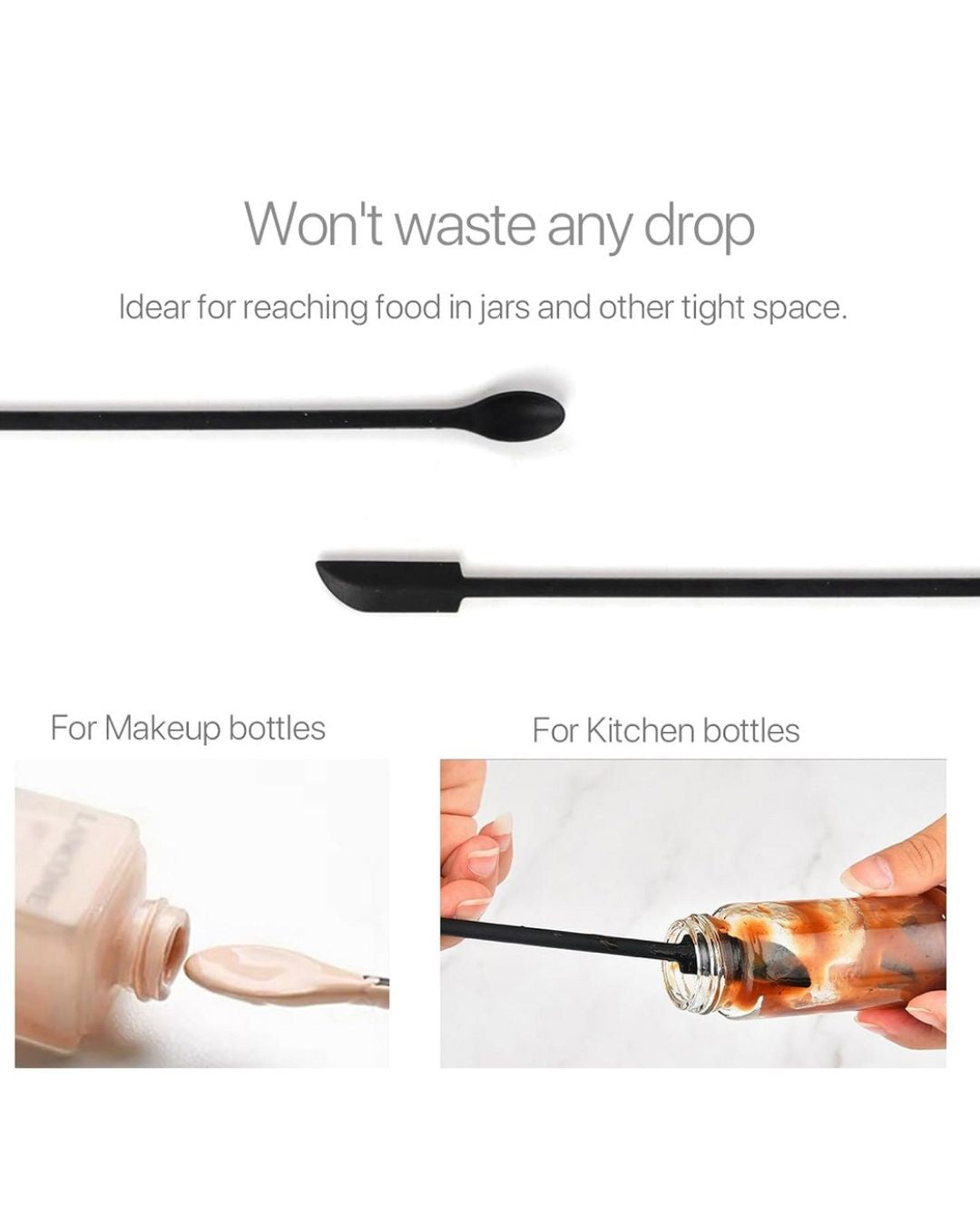 Mini Silicone Double-Headed Spatula Set