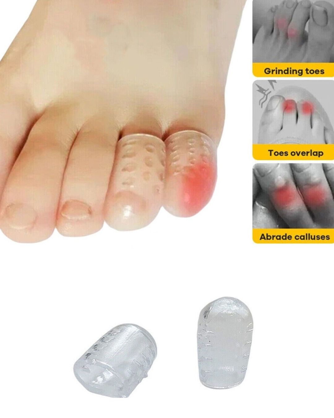 Silicone Anti-Friction Toe Protector