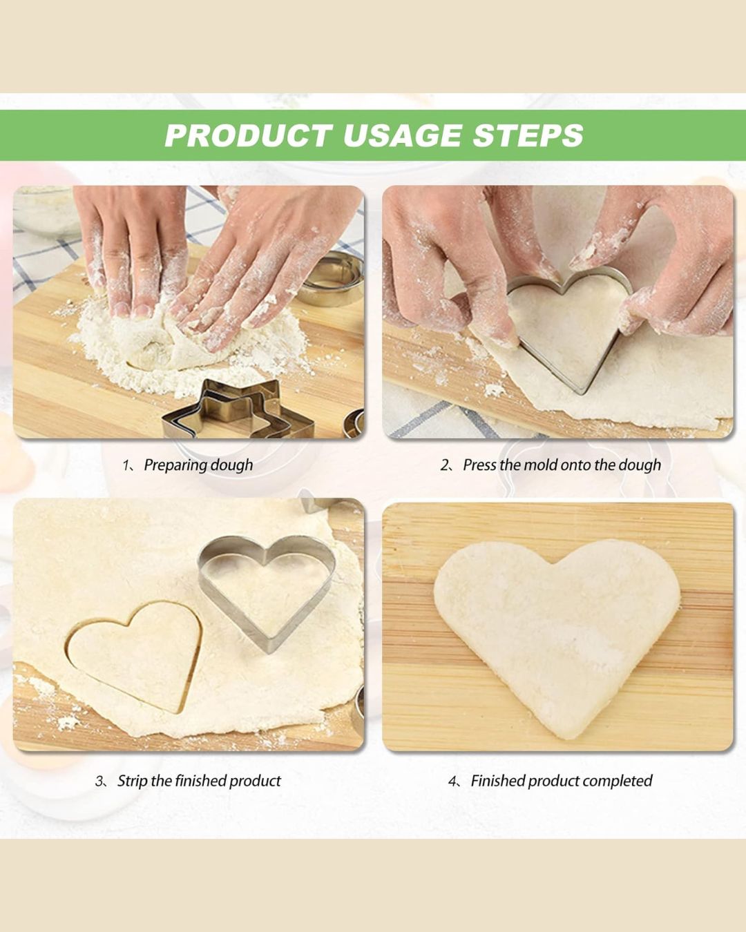 12 Pieces Cookie Cutters set