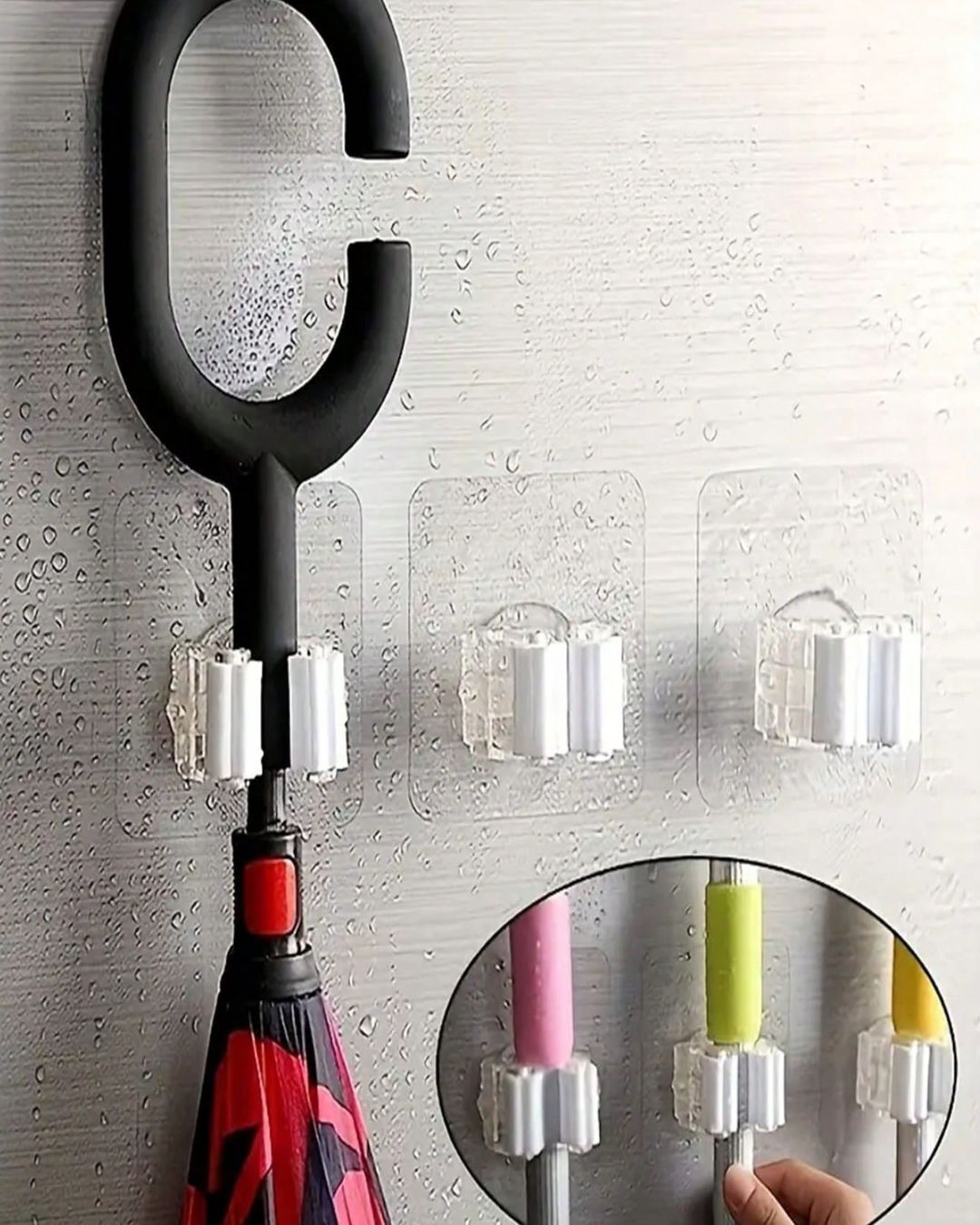Wall Mounted Mop Clip