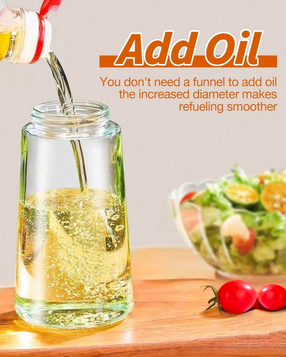 2 in 1 Oil Dispenser Spray Bottle