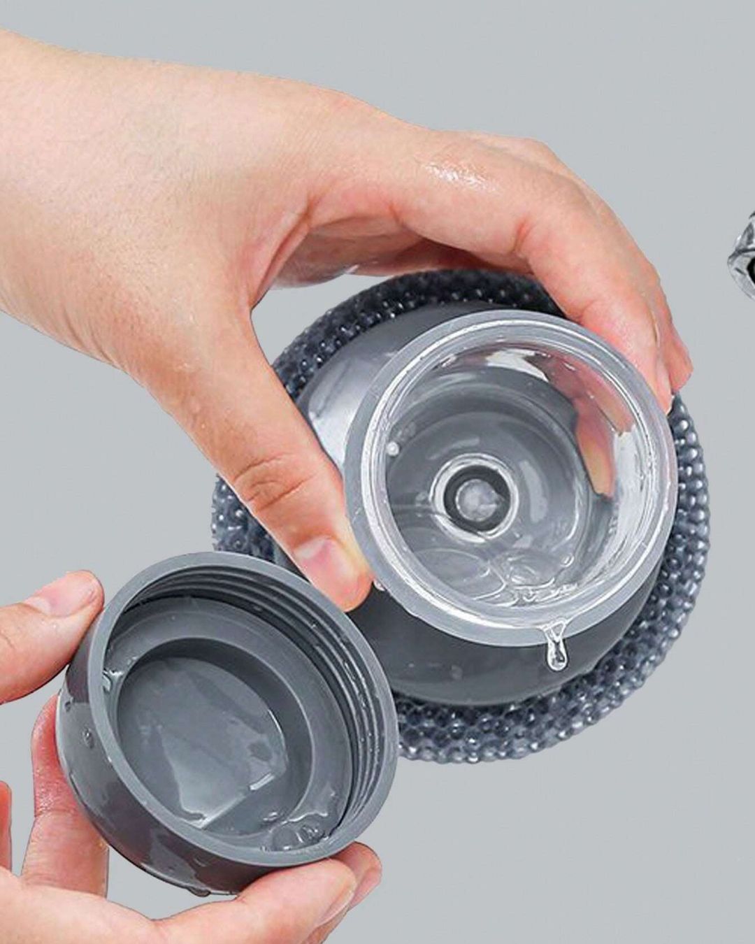 Dish Brush With Soap Dispenser