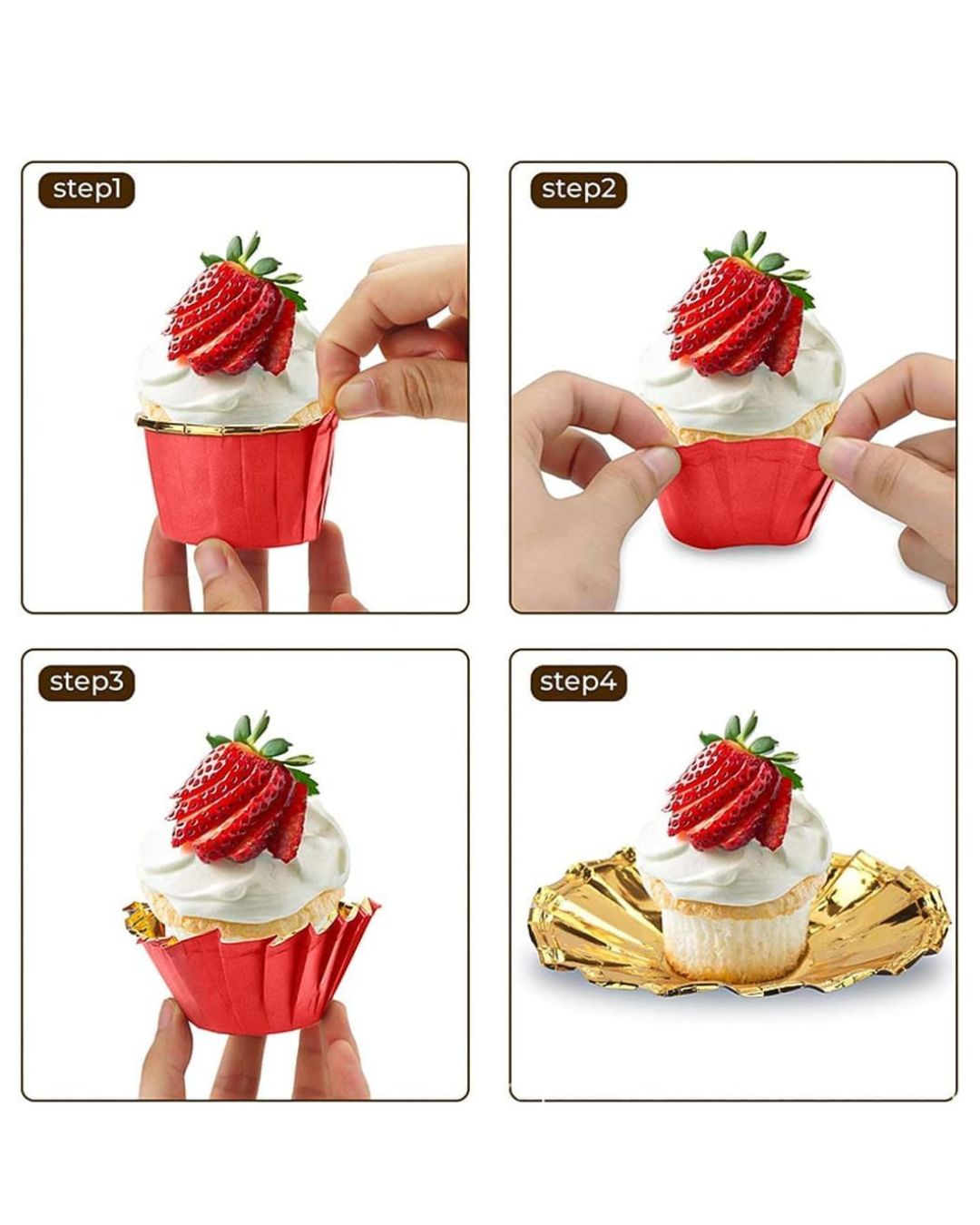 Round Aluminum Foil Baking Paper Cups