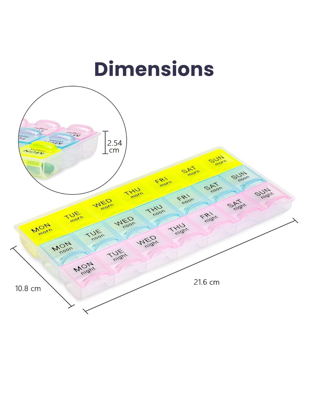 3 Week Pill Organizer