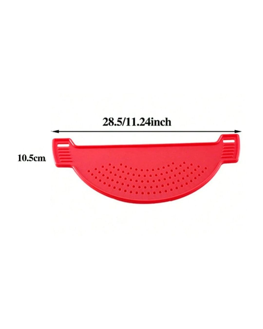Half Moon Plastic Strainer
