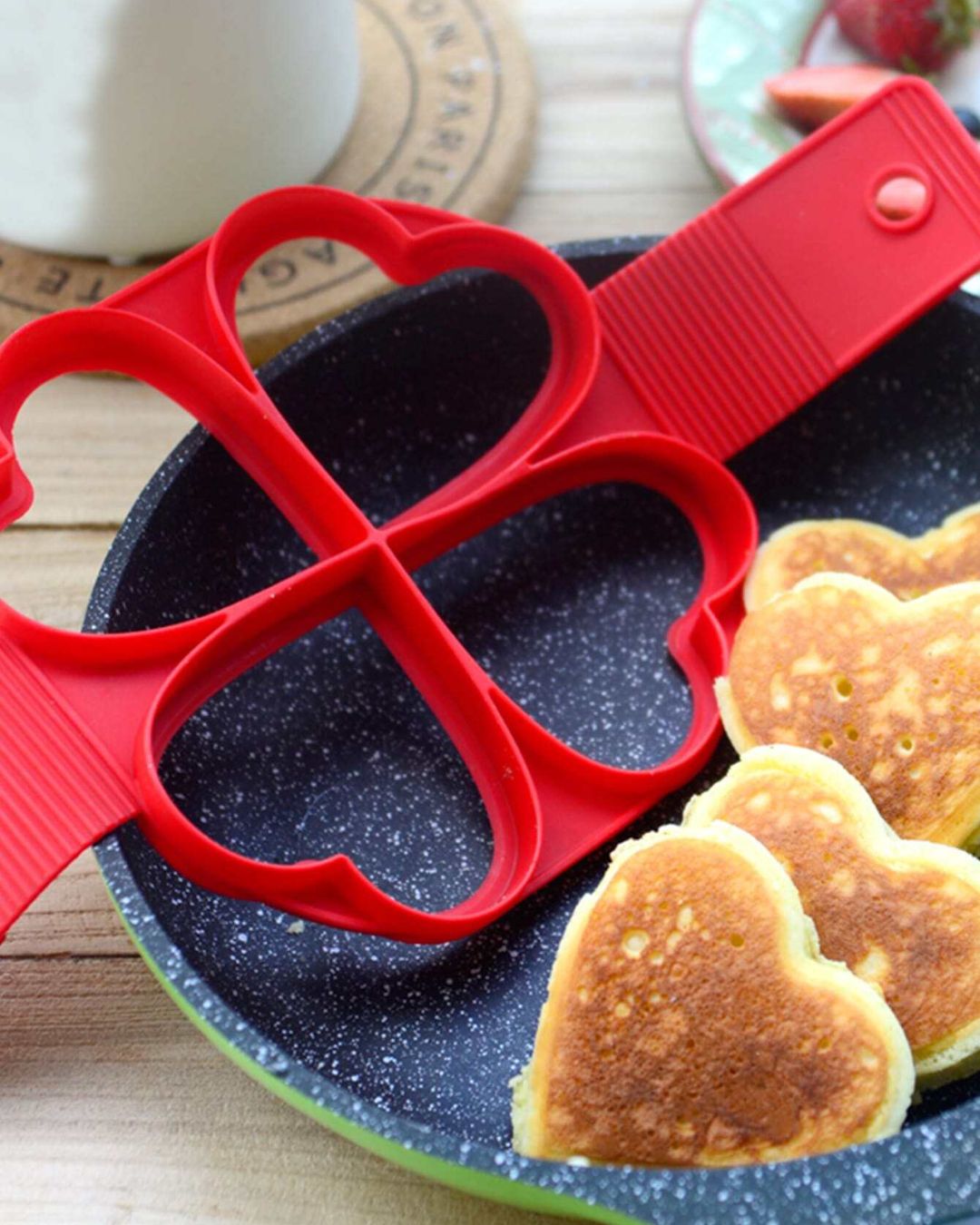 4-Grid Pancake Silicone Mold
