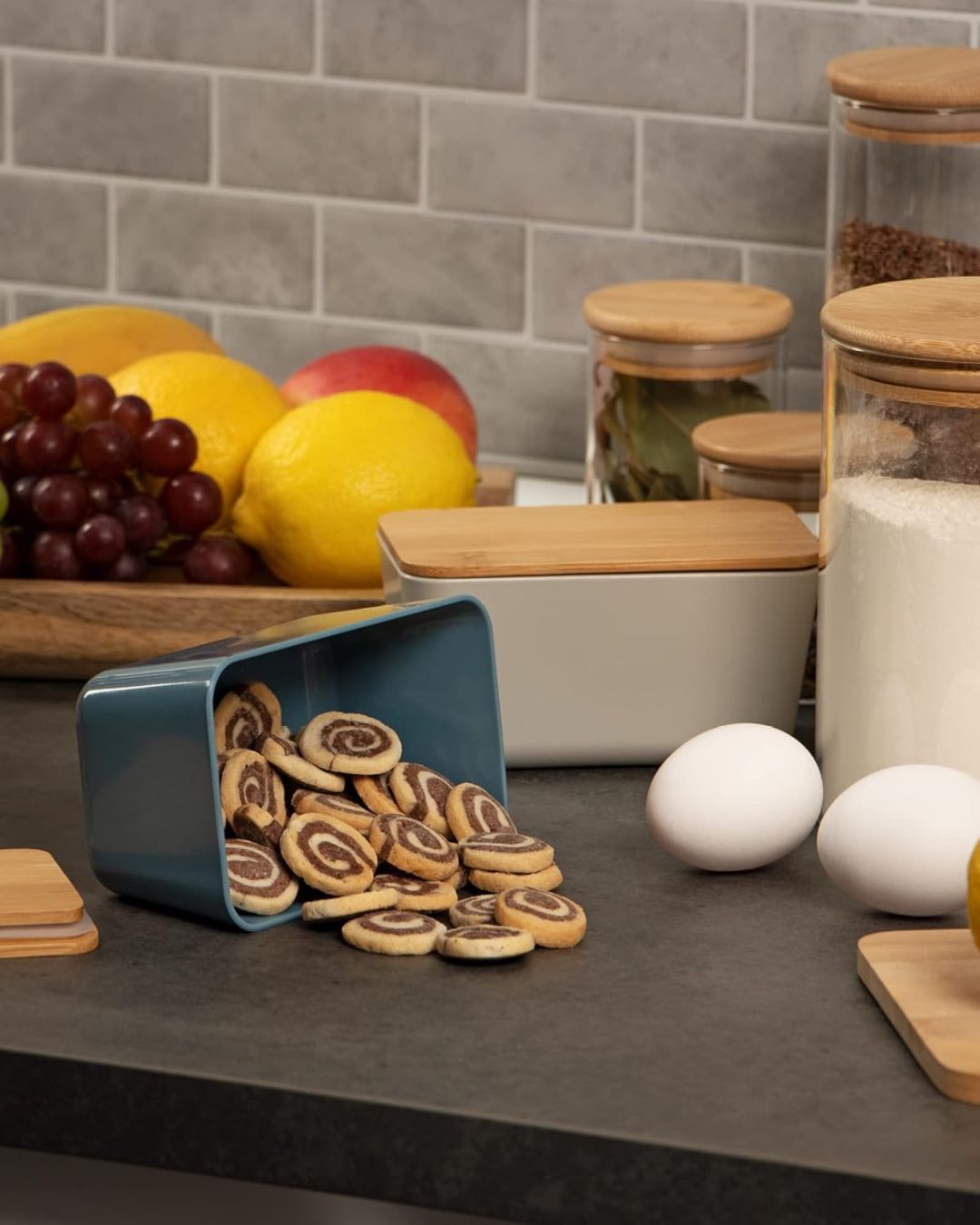 Butter Dish with Bamboo Lid