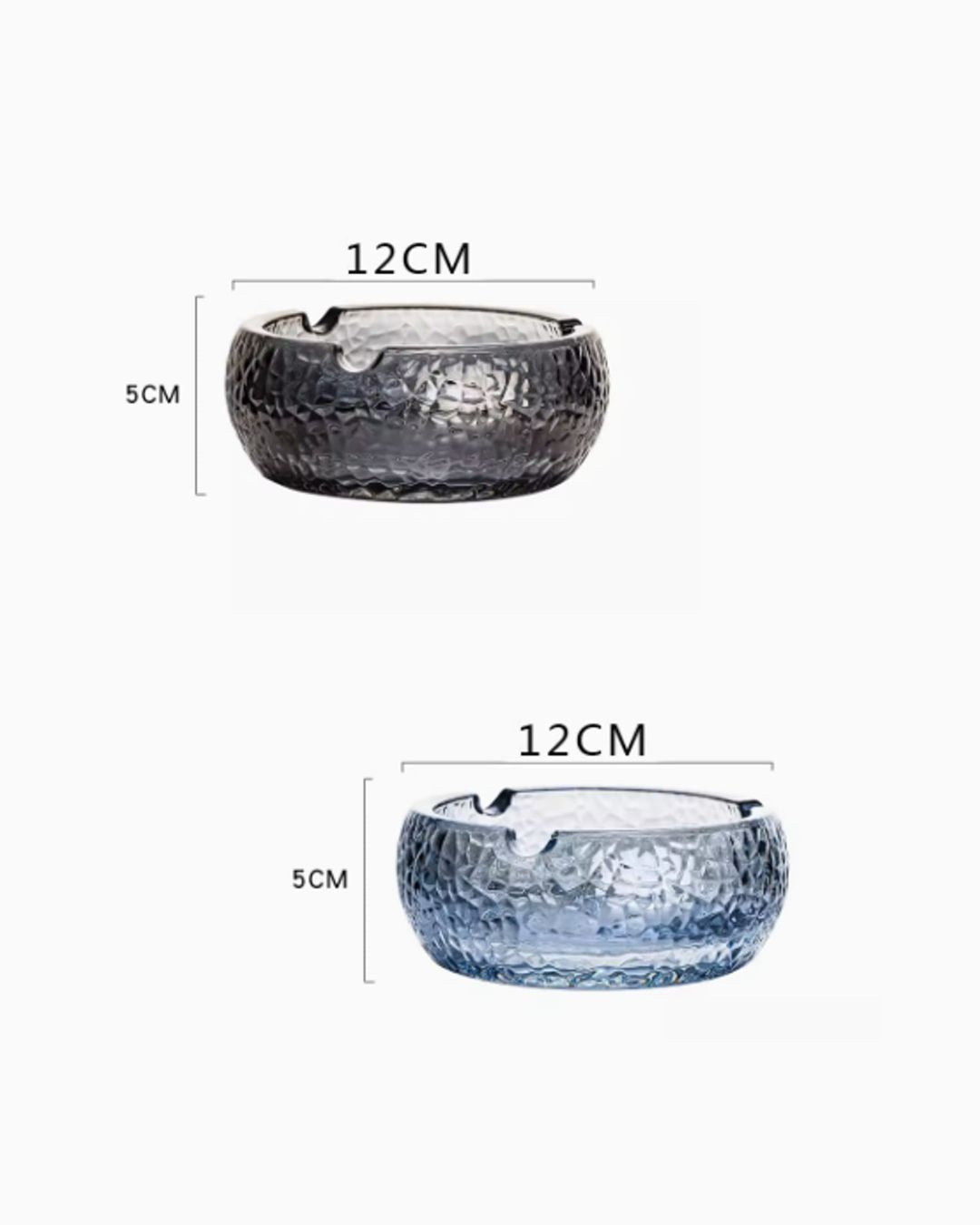 Glass Round Crystal Ashtray