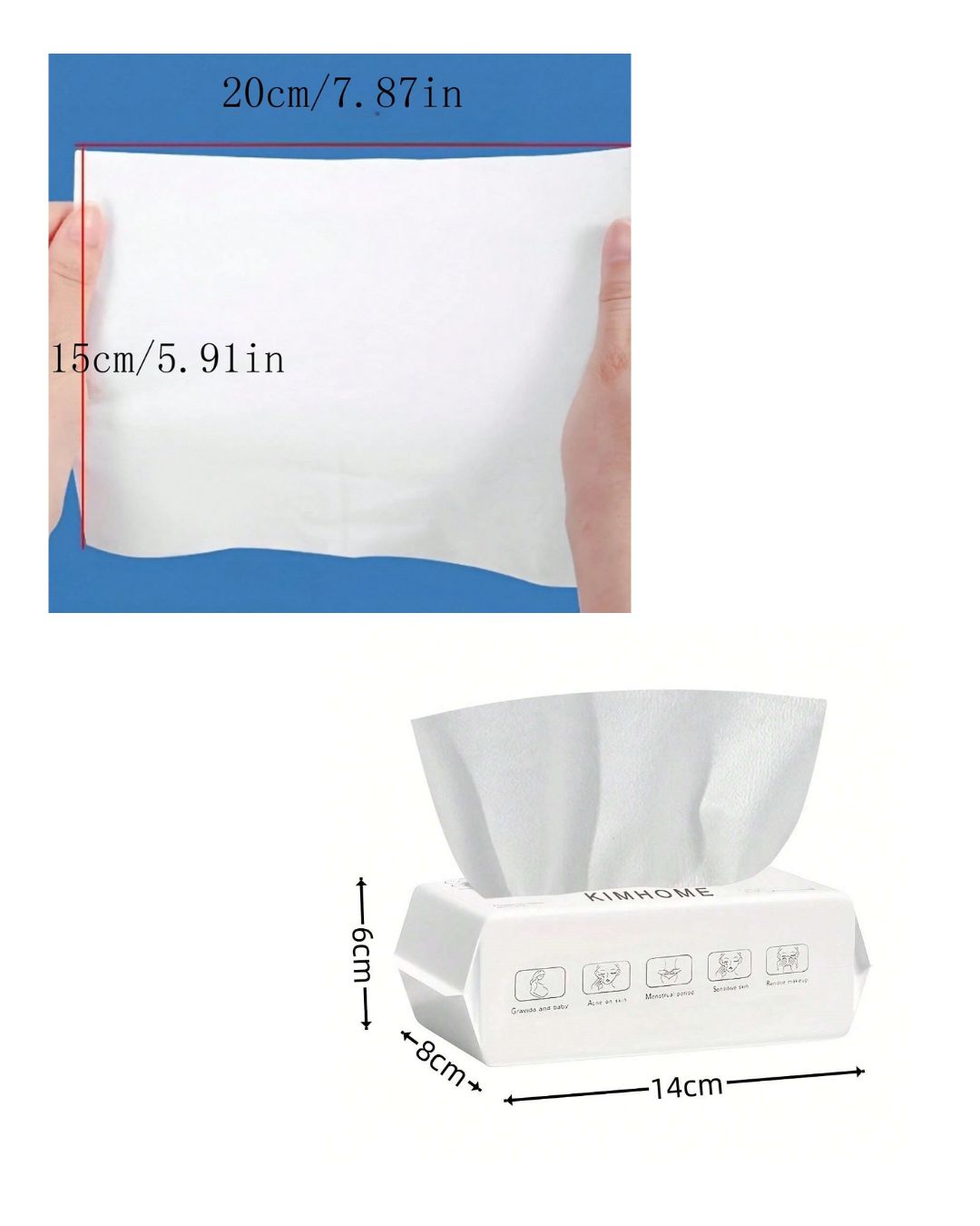 Cotton Tissue Wipes
