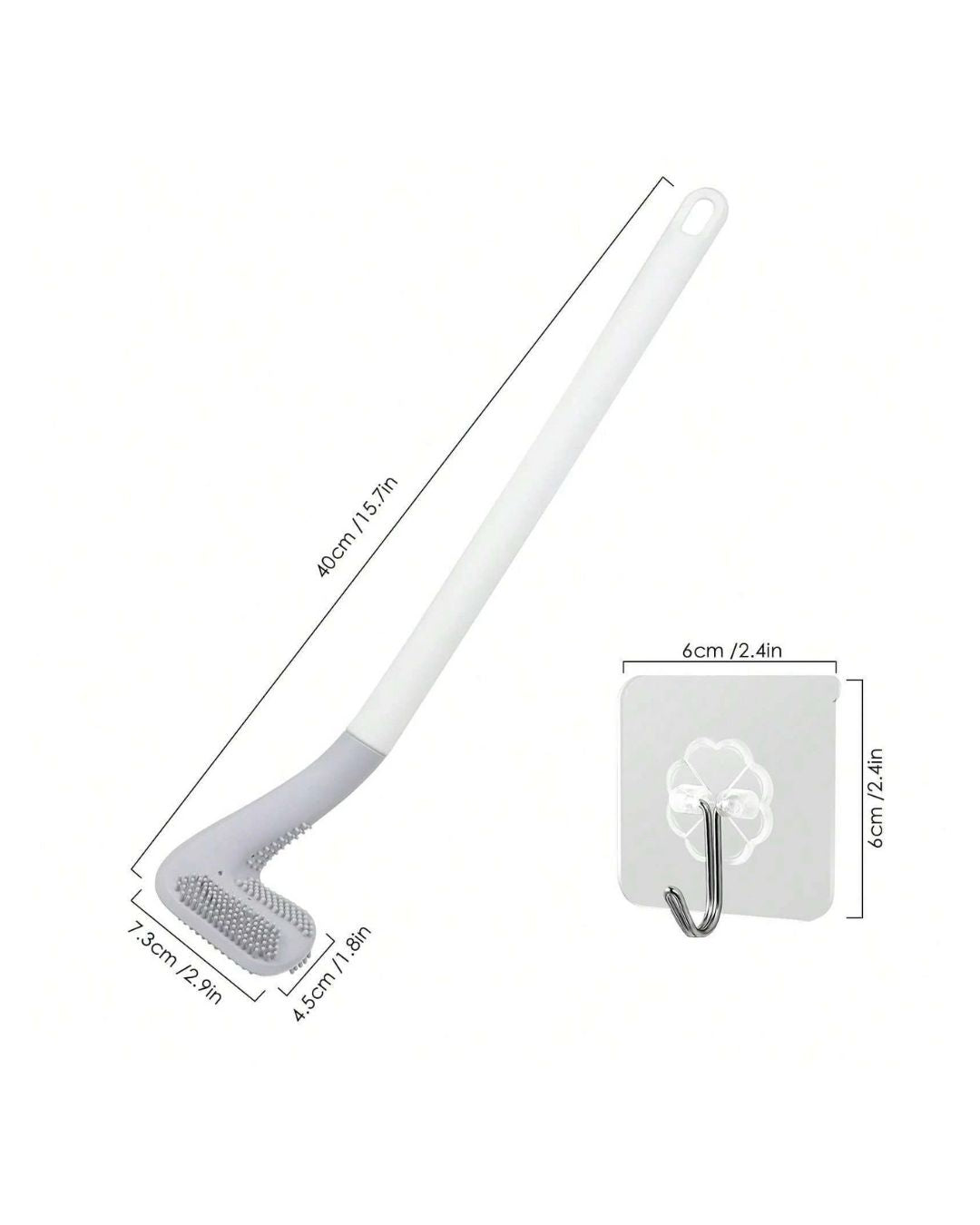 Golf Silicone Head Toilet Cleaning Brush