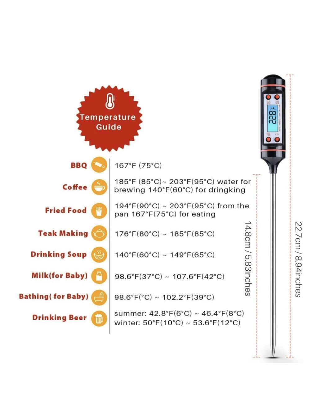 Digital Food Thermometer