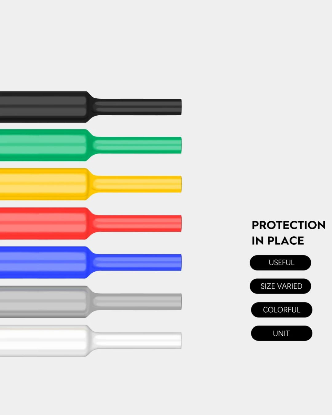 Pe Insulating Heat Shrinkable Tube Classification Kit