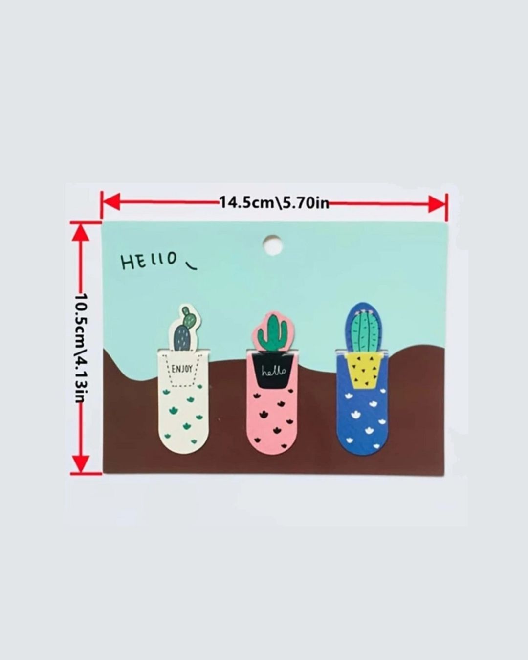 Cactus Magnetic Bookmarks